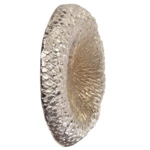 DT1065/TEXTURED CHAMPA DECORATIVE TRAY/WALL ART
