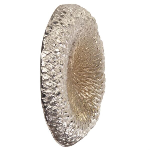 DT1065/TEXTURED CHAMPA DECORATIVE TRAY/WALL ART