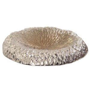 DT1065/TEXTURED CHAMPA DECORATIVE TRAY/WALL ART