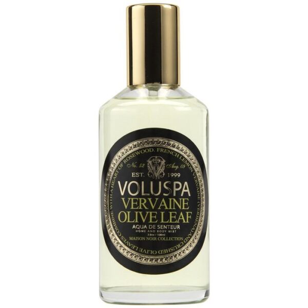 RM1011/VERVAINE OLIVE LEAF 3.8 OZ AQUA DE SENTEUR ROOM AND BODY MIST