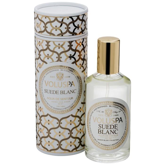 RM1013/SUEDE BLANC 3.8 OZ AQUA DE SENTEUR ROOM AND BODY MIST