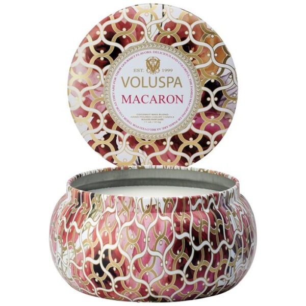 SC1041/MACARON 2 WICK MAISON METALLO CANDLE