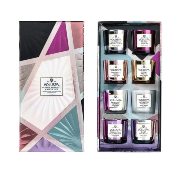 SC1072/VERMEIL MEMENTO 8 CANDLE GIFT SET