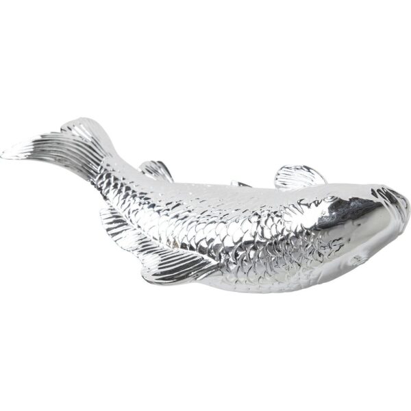 WM1019/WALL DECORATION PESCE RIGHT SILVER