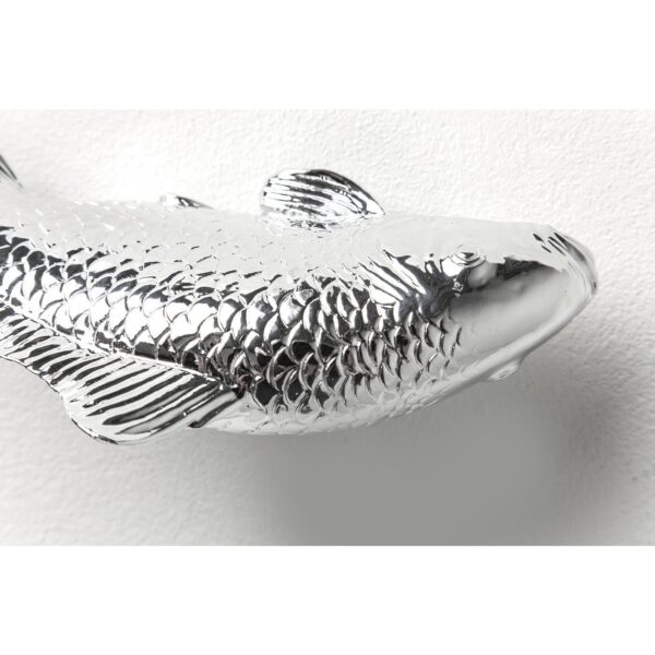 WM1021/WALL DECORATION PESCE LEFT SILVER