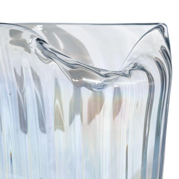 VS1185/VASE TRANSPARENT GLASS. DECORATION