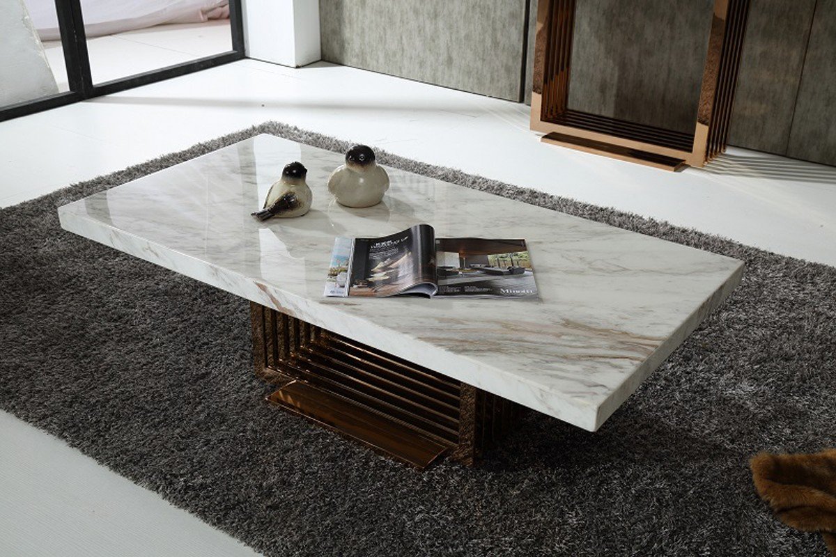 CT1057/KINGS MODERN MARBLE COFFEE TABLE