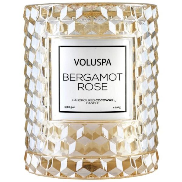 SC1076/BERGAMOT ROSE ICON CLOCHE COVER CANDLE