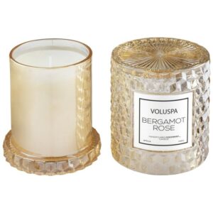 SC1076/BERGAMOT ROSE ICON CLOCHE COVER CANDLE