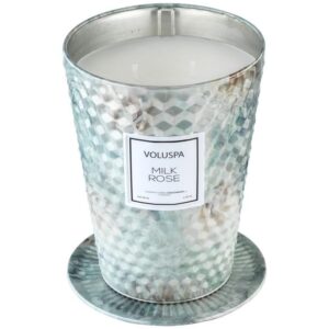 SC1082/Milk Rose 2 Wick Tin table candle