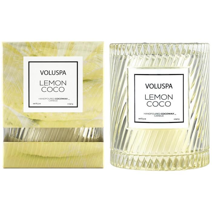 SC1084/LEMON COCO ICON CLOCHE COVER CANDLE