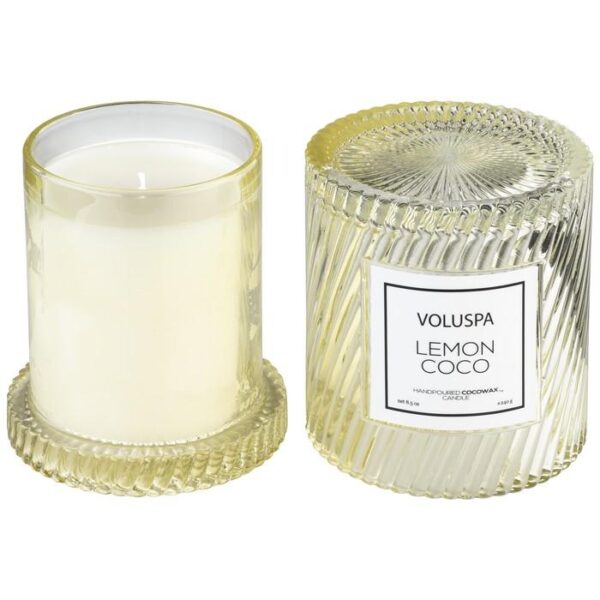 SC1084/LEMON COCO ICON CLOCHE COVER CANDLE