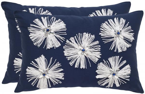 TP1093/SET-2 BELLISSIMA 12X18" PILLOWS/SAPPHIRE