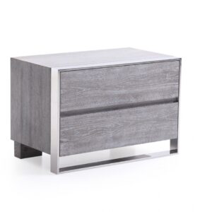 BS1019/Earlena Grey 4 poster bed