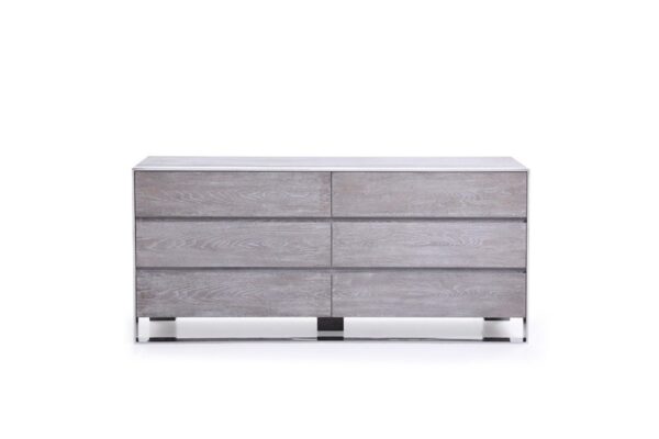 BS1019/Earlena Grey 4 poster bed