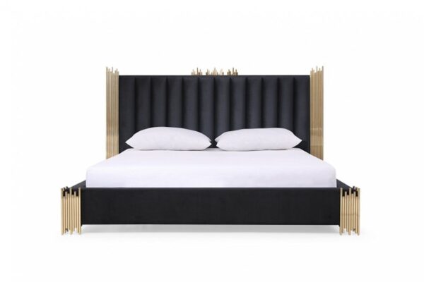 BS1020/ALLURE BLACK & GOLD BEDROOM