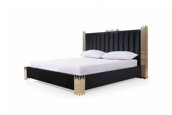 BS1020/ALLURE BLACK & GOLD BEDROOM