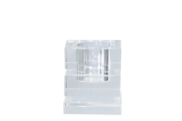 CH1042/GLASS SQUARE CHANDLE HOLDER