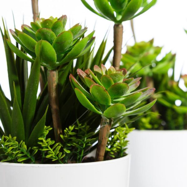 FW1295/FLOWER-POT GREEN PVC GARDEN