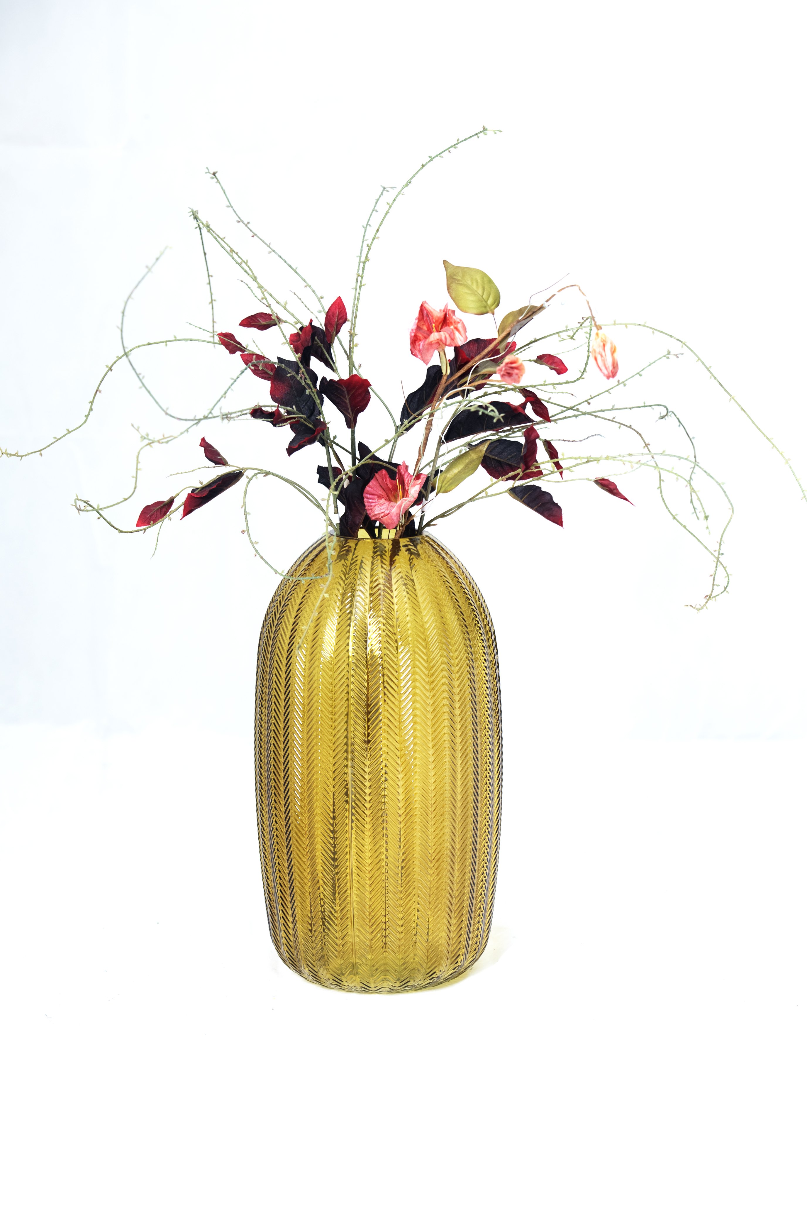 VS1194/Golden Dome Vase 40cm DIMENSIONS (CM): 40 x 20 x 20