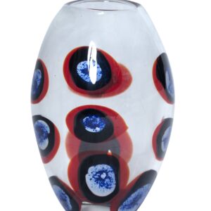 VS1202/Peacock Eye Clear Vase DIMENSIONS (CM): 36 x 21 x 21