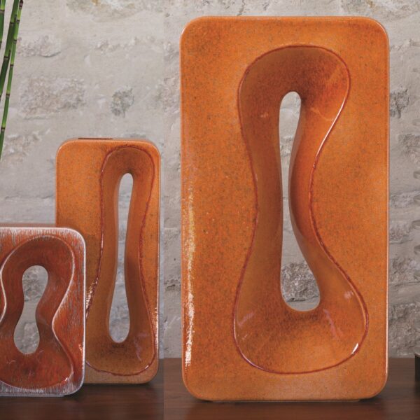 VS1211/RECTANGULAR AMOEBA VASE-