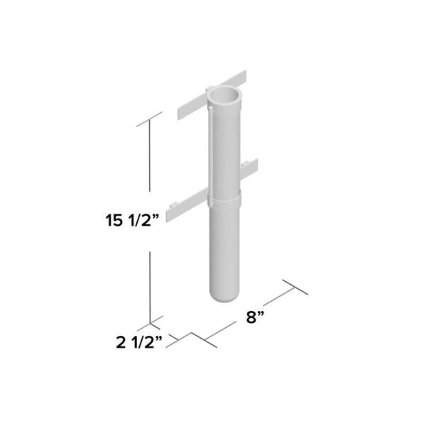 WM1039/SET-2 Gabriella Tube Wall Vase