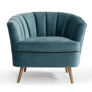 AC1060/Vaghn Blue Velvet Accent Chair