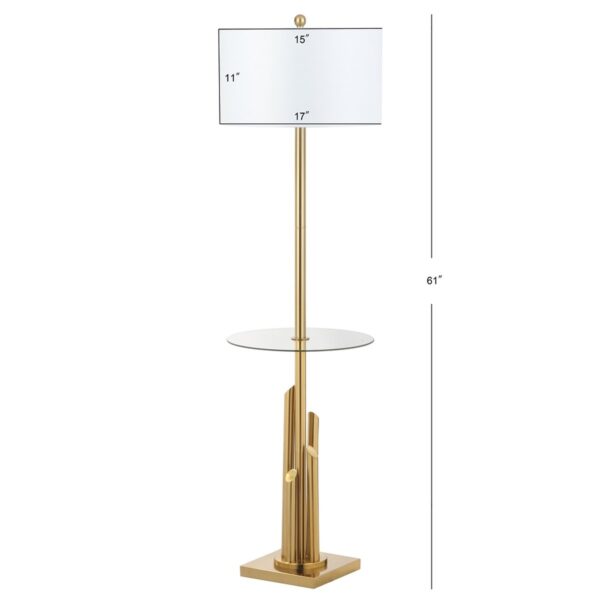 FL1036/AMBROSIO FLOOR LAMP SIDE TABLE