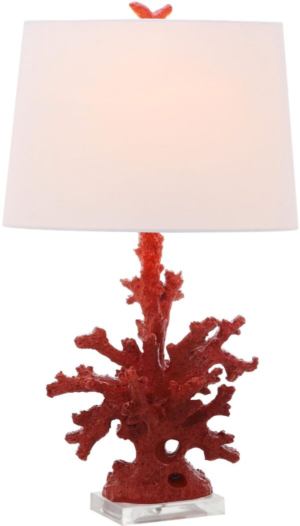 TL1068/SET-2 FAUX CORAL BRANCH TABLE LAMPS