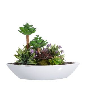 FW1308/FLOWER-POT 4/M GREEN PVC GARDEN 32 X 32 X 24 CM