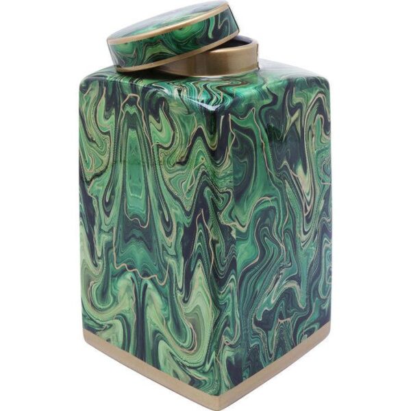 VS1242/Deco Jar Malachite 42cm