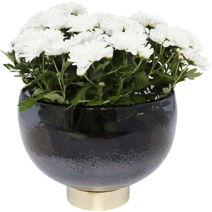 VS1244/Vase Pure Grey Bowl 17cm