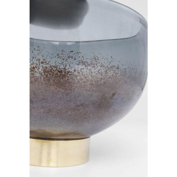 VS1244/Vase Pure Grey Bowl 17cm