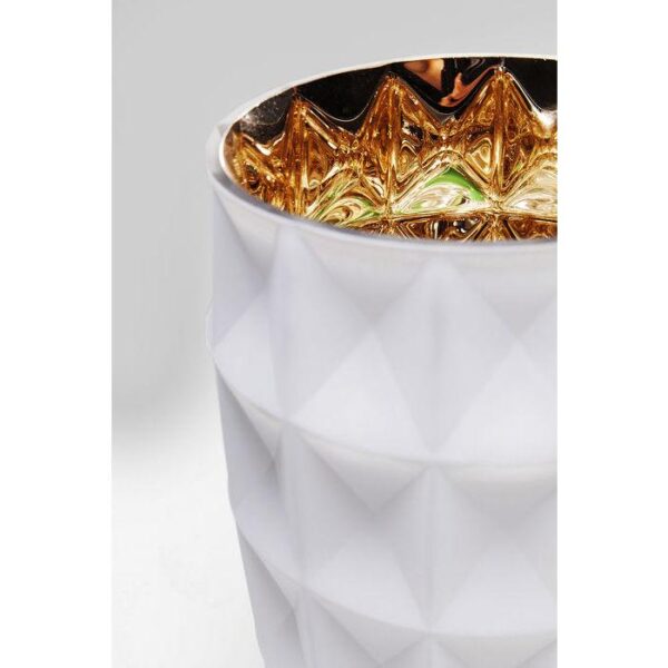 VS1247/Vase Precious Triangle White 25cm