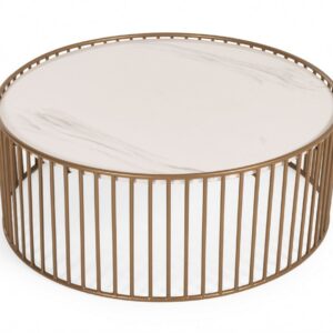 CT1076/ Eleanora - Modern Round Marble Coffee Table