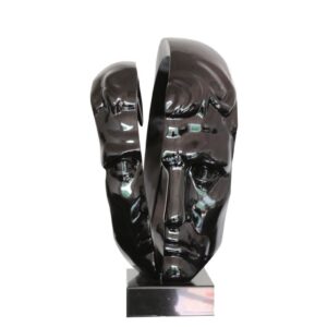 FG1077/Statue Modern Black Sculpture