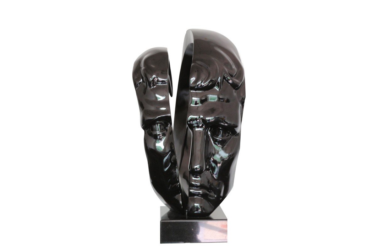 FG1077/Statue Modern Black Sculpture