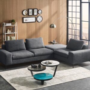 SF1052/Cascade Modern Dark Grey Fabric Modular Sectional Sofa