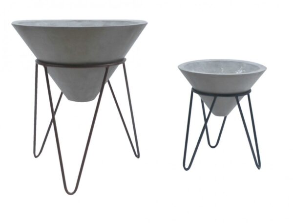 VS1251/Zora Modern Concrete Small Planter