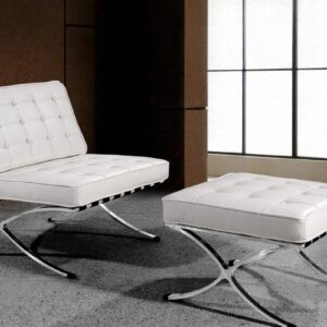 AC1003/CRYSTAL LOUNGER WITH OTTOMAN
