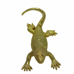 Gold Lizard figure