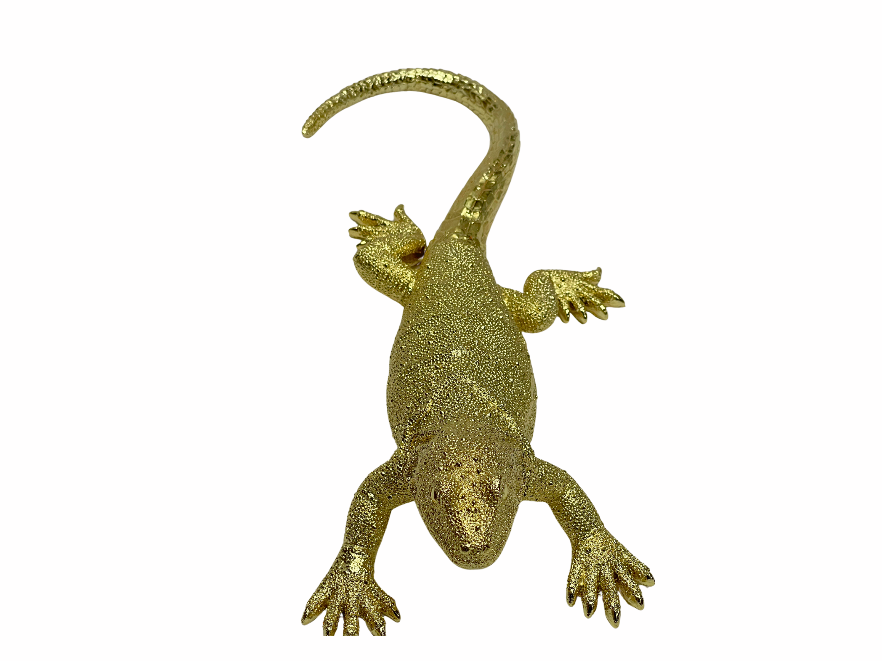 Gold Lizard figure