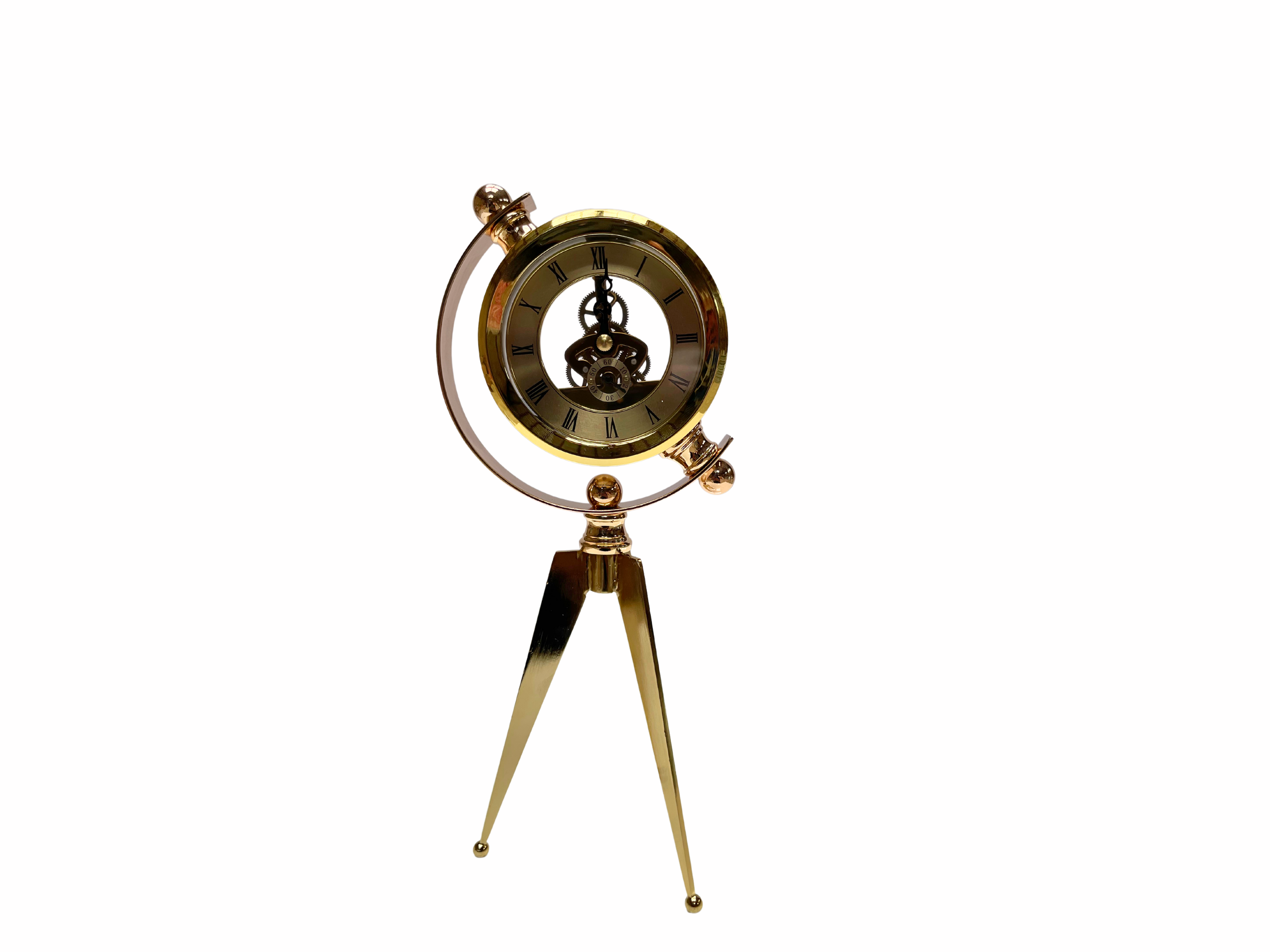 Golden Standing Clock