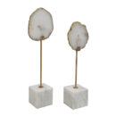 Agate Sculpture-White