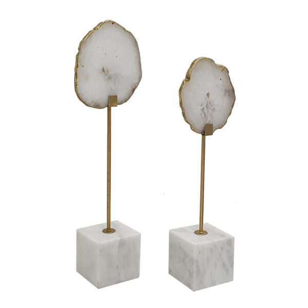 Agate Sculpture-White - Image 3