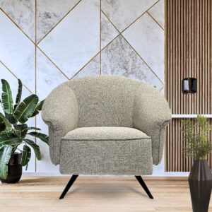 Pecan Armchair-Mink