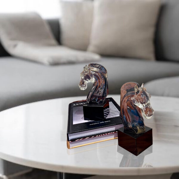 Glass Stallion Bookend - Image 2