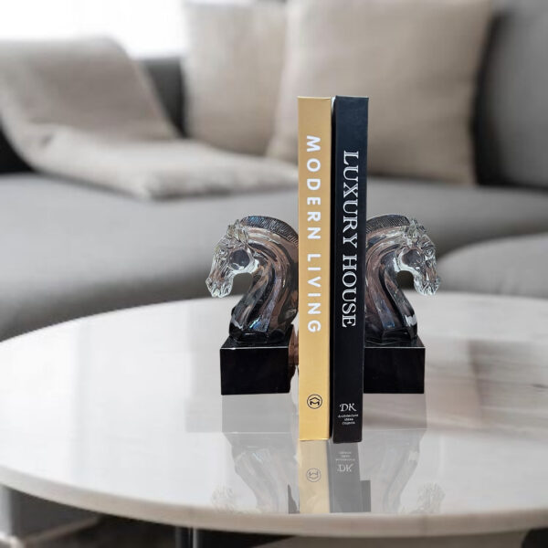 Glass Stallion Bookend - Image 3