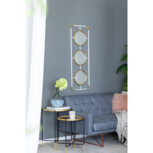 Gold And White Frame With Mirror